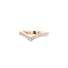 Chaumet Joséphine Aigrette ring in pink gold and diamonds - 00pp thumbnail