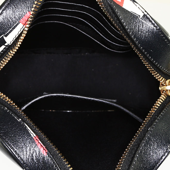 Sac bandoulière Saint Laurent   en cuir noir - Detail D2