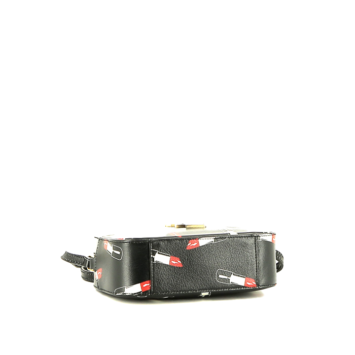 Borsa a tracolla Saint Laurent   in pelle nera - Detail D4