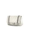 Bolso de mano Chanel   en cuero acolchado plateado - 00pp thumbnail