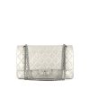 Chanel   handbag  in silver quilted leather - 360 thumbnail