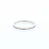 Boucheron Beloved wedding ring in platinium and diamonds - 360 thumbnail