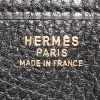 Bolso bandolera Hermès  Evelyne modelo mediano  en cuero Fjord negro - Detail D2 thumbnail