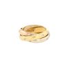Cartier Trinity ring in 3 golds and diamonds, size 57 - 00pp thumbnail
