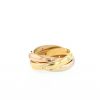 Cartier Trinity ring in 3 golds and diamonds, size 57 - 360 thumbnail