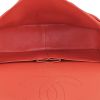 Chanel  Timeless Jumbo shoulder bag  in red quilted leather - Detail D3 thumbnail
