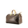 Borsa Louis Vuitton  Speedy 40 in tela monogram marrone e pelle naturale - 00pp thumbnail