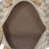 Louis Vuitton  Speedy 25 handbag  in azur damier canvas  and natural leather - Detail D2 thumbnail