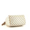 Louis Vuitton  Speedy 25 handbag  in azur damier canvas  and natural leather - Detail D4 thumbnail