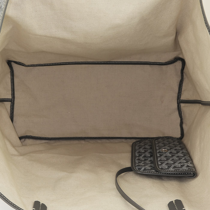 Bolso Cabás Goyard  Saint-Louis en tela Goyardine gris - Detail D2