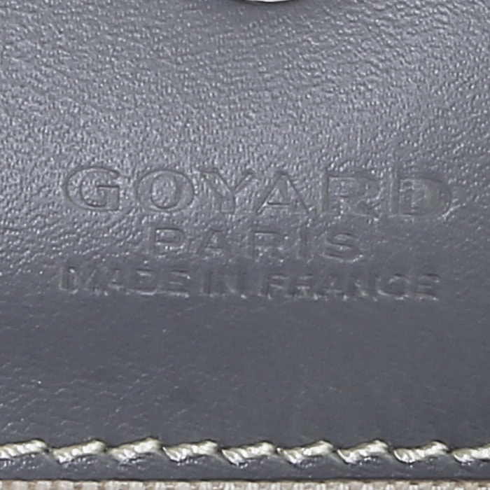 Sac cabas Goyard  Saint-Louis en toile Goyardine grise - Detail D3
