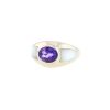 Mauboussin  ring in white gold, amethyst and mother of pearl - 00pp thumbnail