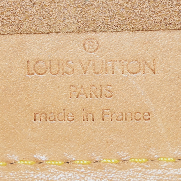 Bolso de fin de semana Louis Vuitton  Steamer Bag 55 en lona Monogram y cuero natural - Detail D3