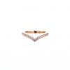 Chaumet Joséphine Aigrette ring in pink gold and sapphires - 360 thumbnail