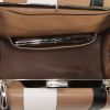 Prada   handbag  in beige, white and black tricolor  leather - Detail D2 thumbnail