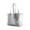 Chanel   shopping bag  in silver quilted leather - 00pp thumbnail