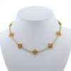 Van Cleef & Arpels Alhambra Vintage  1980's necklace in yellow gold - 360 thumbnail