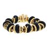 Pomellato  bracelet in yellow gold and onyx - 00pp thumbnail