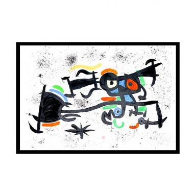 Joan Miró, "Barrio Chino", lithographie en couleurs sur papier, signée et numérotée, de 1971