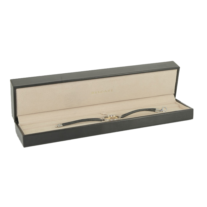 Bulgari Tondo bracelet in yellow gold and stainless steel