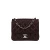 Chanel  Mini Timeless shoulder bag  in burgundy quilted grained leather - 360 thumbnail