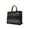 Shopping bag Dior  Book Tote modello grande  in tela nera - 00pp thumbnail