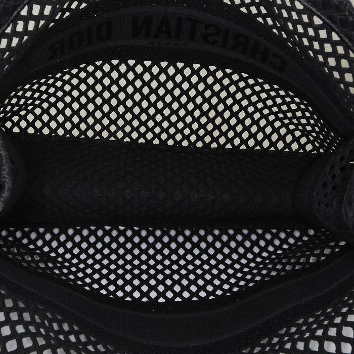 Shopping bag Dior  Book Tote modello grande  in tela nera - Detail D2