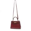 Hermès  Kelly 20 cm handbag  in red H box leather - Detail D2 thumbnail