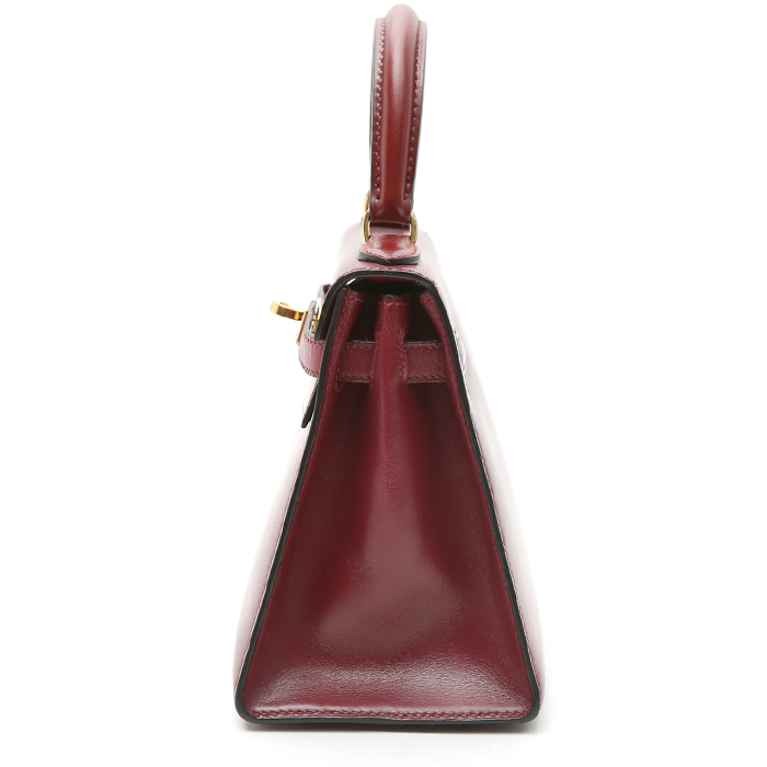 Borsa Hermès Kelly 20 cm in pelle box rosso H - Detail D6
