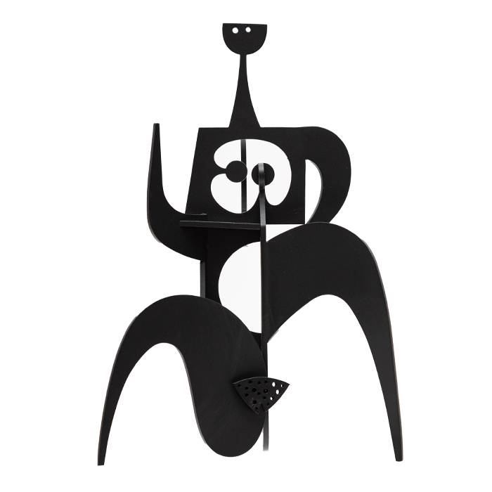 Philippe Hiquily, "Marathonienne", sculpture multiple en fonte de métal peint en noir, signée et numérotée, création de 1981, édition de 2020 - 00pp