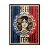 Shepard FAIREY (OBEY GIANT), “Marianne: l'action vaut plus que les mots”, screenprint in colors on paper, signed and numbered, of 2021 - 00pp thumbnail