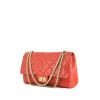 Bolso de mano Chanel  Chanel 2.55 en cuero acolchado rojo - 00pp thumbnail