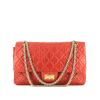 Chanel  Chanel 2.55 handbag  in red quilted leather - 360 thumbnail