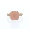 Sortija Pomellato Nudo Maxi de oro rosa, cuarzo y diamantes - 360 thumbnail
