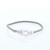 Fred Force 10 medium model bracelet in white gold and stainless steel - 360 thumbnail