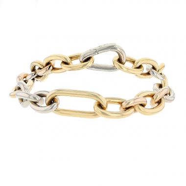 Brazalete Pomellato Iconica de oro amarillo, oro rosa y oro blanco