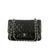 Chanel  Timeless handbag  in black quilted grained leather - 360 thumbnail