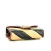 Gucci  GG Marmont shoulder bag  in black and gold quilted leather - Detail D4 thumbnail