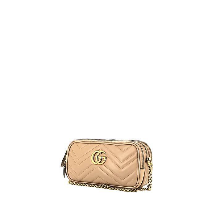 Gucci Bamboo Leather Backpack | UhfmrShops | Bolsa de hombro GG Marmont