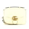 Gucci  GG Marmont Camera shoulder bag  in white leather - 360 thumbnail