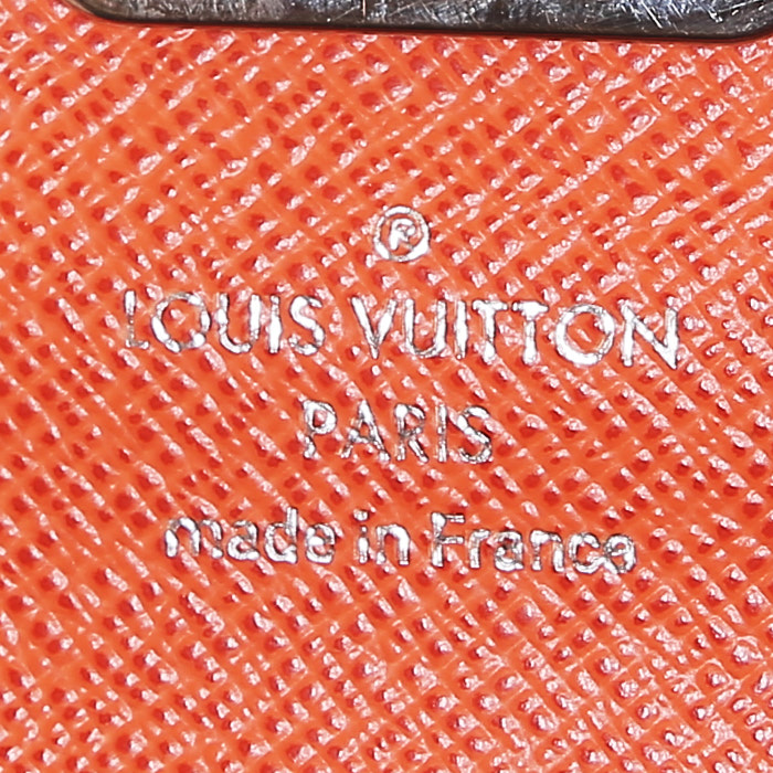 Sac bandoulière Louis Vuitton  Monceau en cuir épi orange - Detail D4