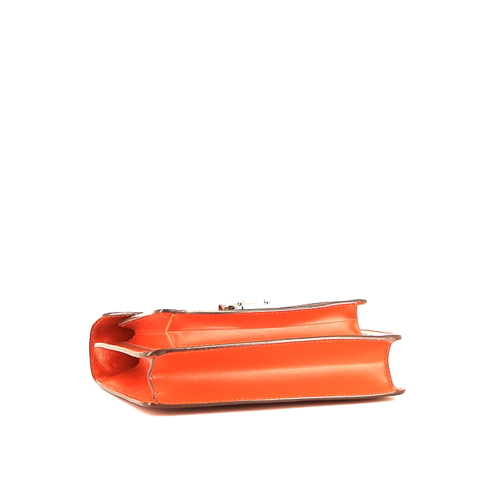 Sac bandoulière Louis Vuitton  Monceau en cuir épi orange - Detail D5