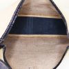 Hermès  Trim handbag  in navy blue leather  and beige canvas - Detail D2 thumbnail