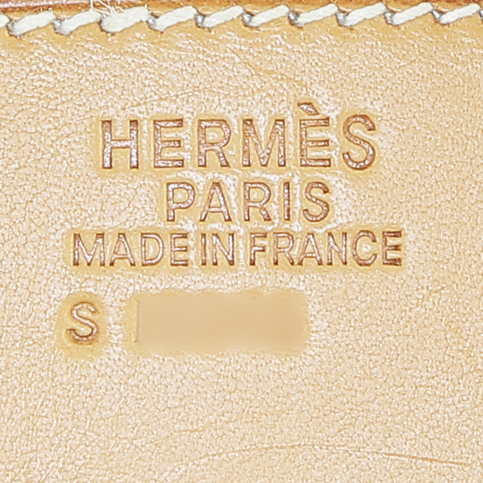Hermès  Birkin 30 cm handbag  in natural leather - Detail D3