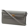 Hermès  Kelly To Go handbag/clutch  in grey epsom leather - 00pp thumbnail