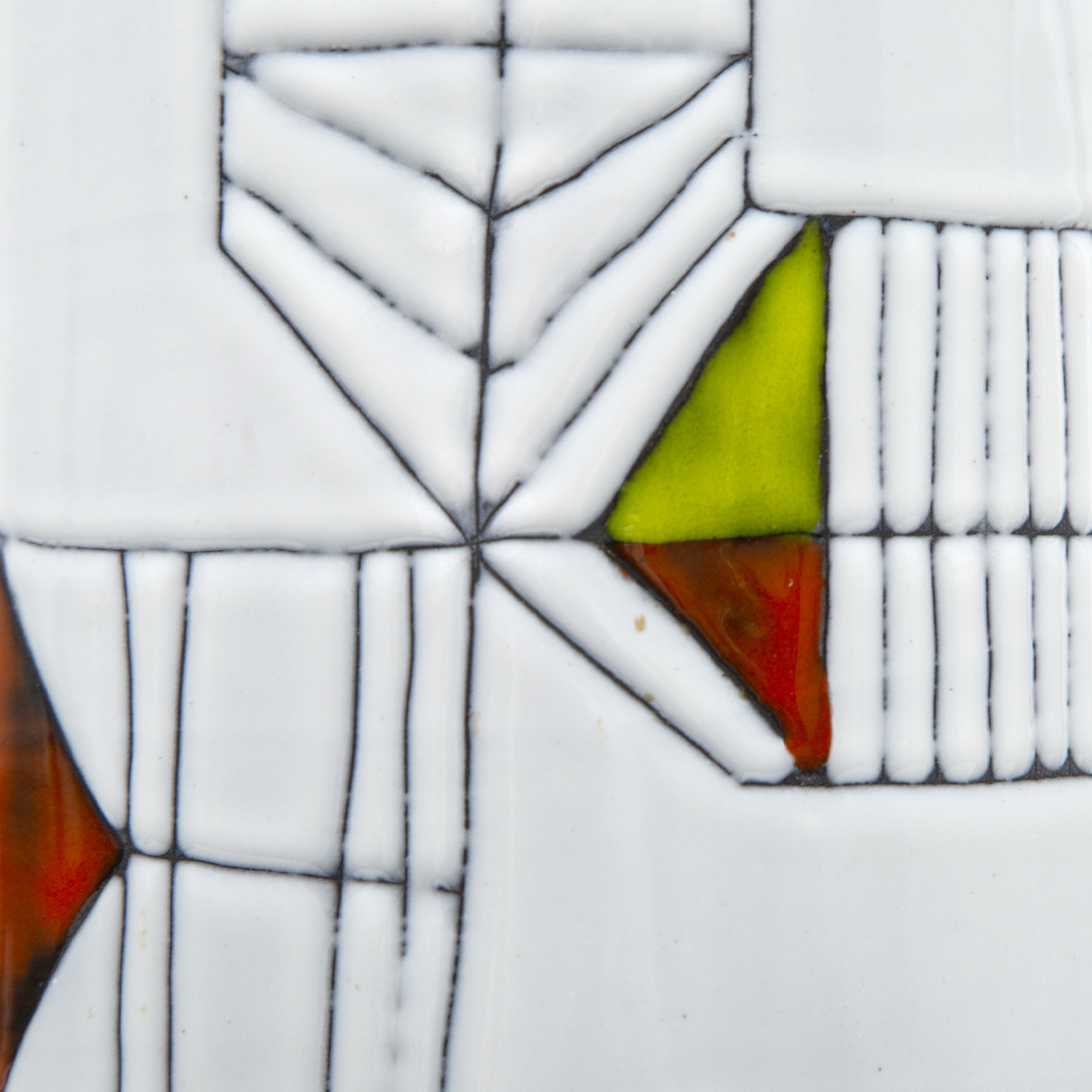 Roger Capron, "Pierced" vase, in enamelled and engraved stanniferous earthenware, signed, from the 1950's - Detail D2