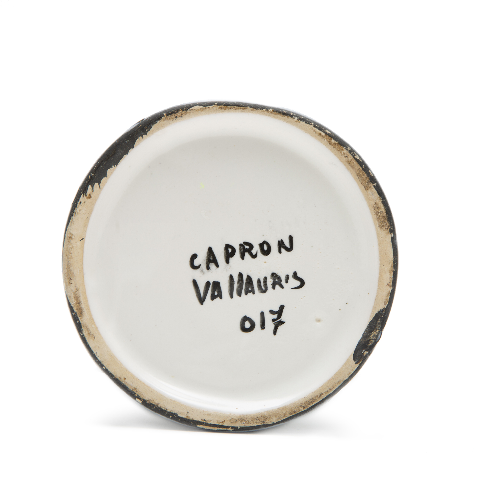 Roger Capron, "Pierced" vase, in enamelled and engraved stanniferous earthenware, signed, from the 1950's - Detail D3