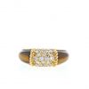 Anello  Van Cleef & Arpels Philippine in oro giallo,  e diamanti - 360 thumbnail