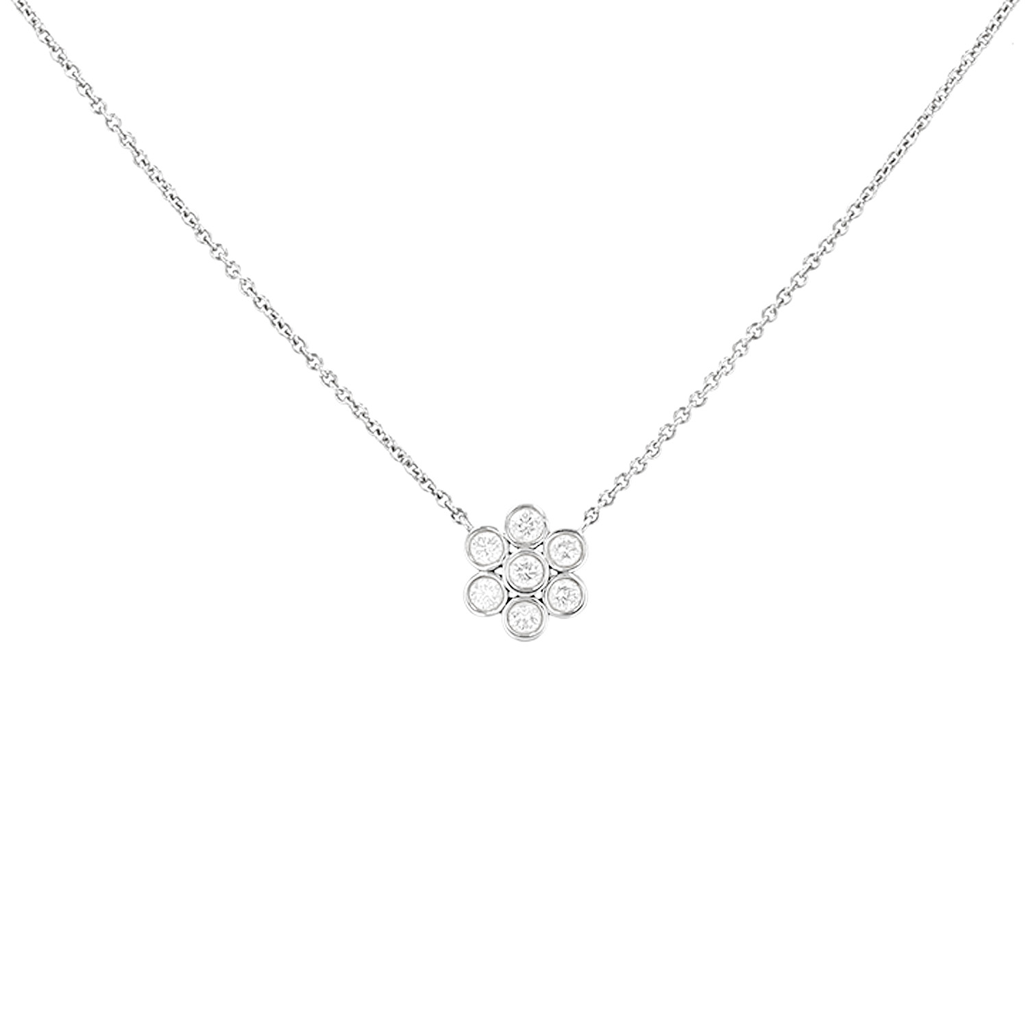 Tiffany & Co necklace in platinium and diamonds