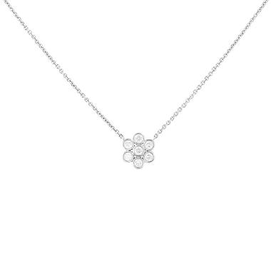 Tiffany 
Co  necklace in platinium and diamonds